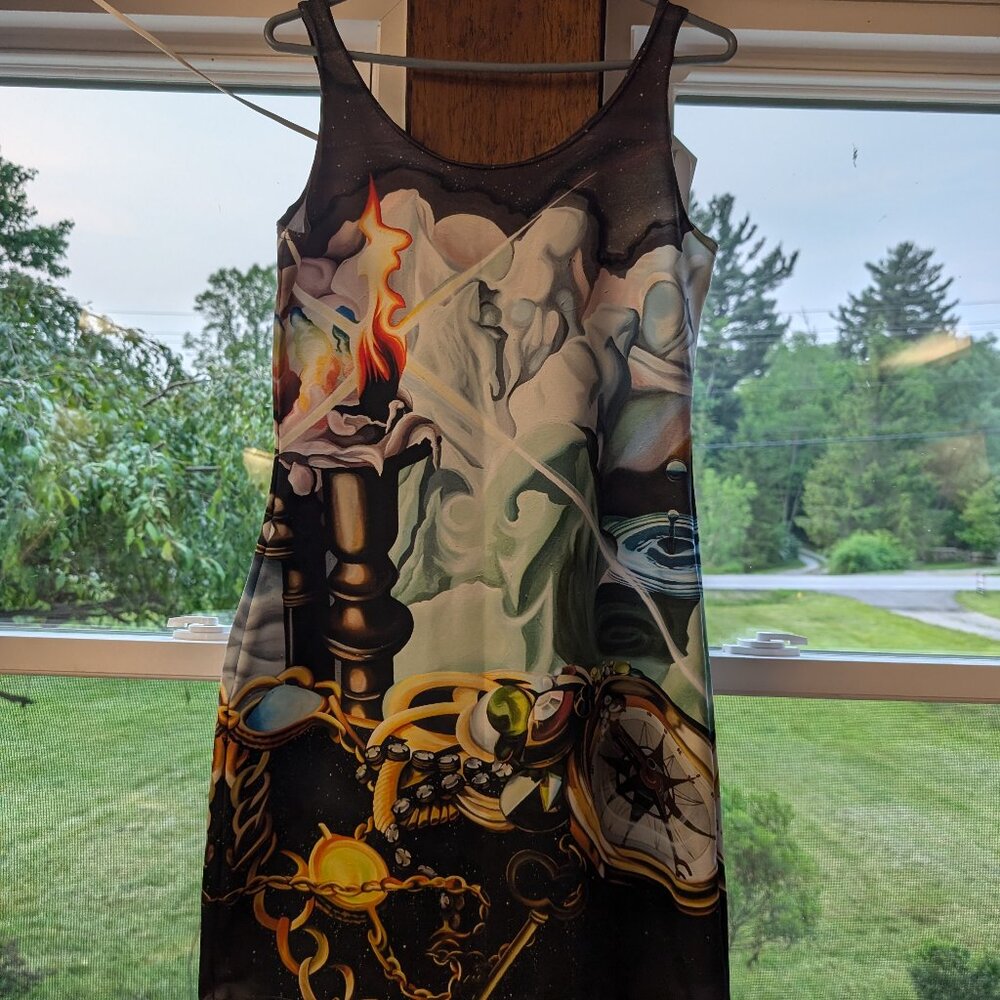 Surreal Art Print Dress NEW
